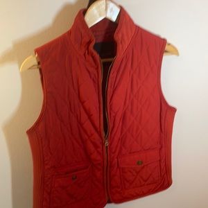 Talbots Women’s Vest Petite Medium MP Red